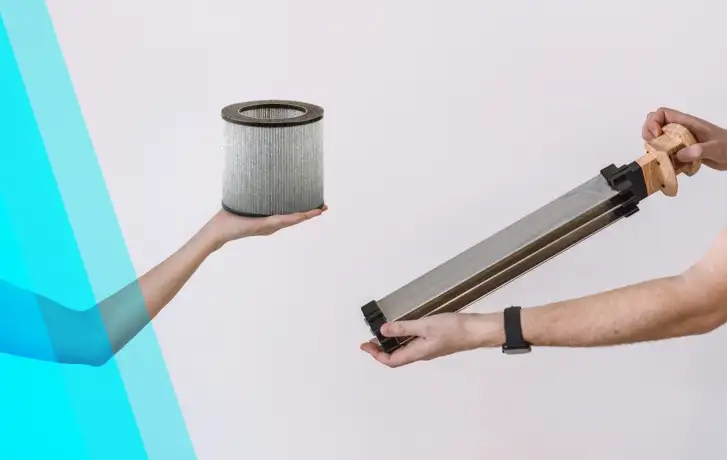 Porovnání výměnného a omyvatelného filtru u oczyszczacze powietrza